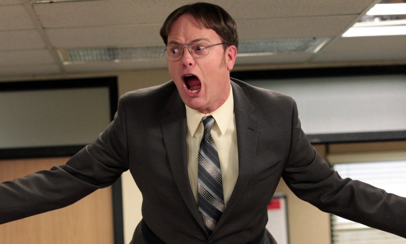 THE OFFICE -- "Livin' The Dream" Episode 921 -- Pictured: Rainn Wilson as Dwight Schrute -- (Photo by: Chris Haston/NBC/NBCU Photo Bank)
